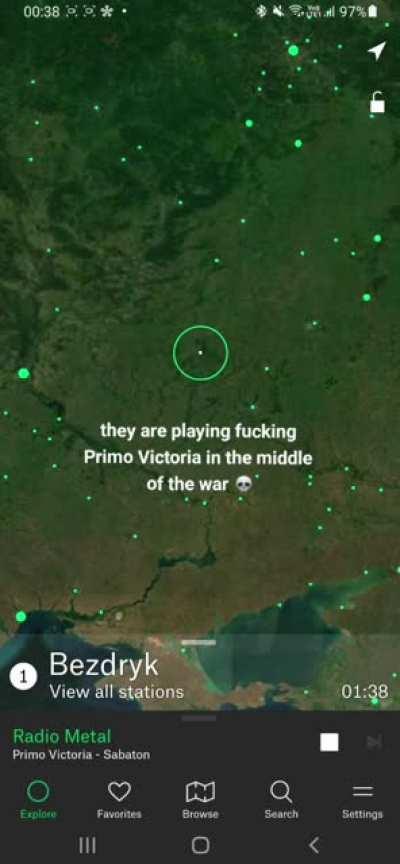 Meanwhile ukranian radio stations