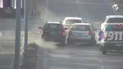 Córdoba: evadieron un control y chocaron otros autos en una persecución