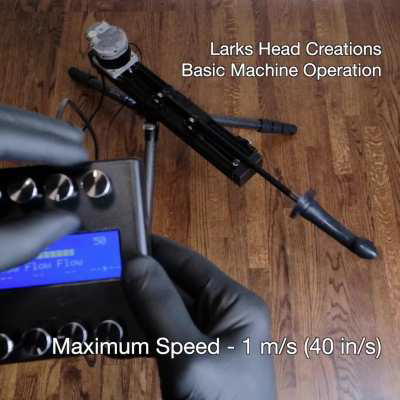 Quick breakdown on the remote control and operation of my custom built sex machine