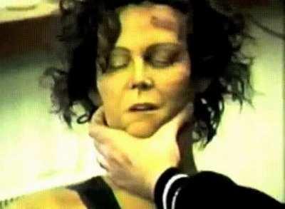 Sigourney Weavers boneless double for the “Alien” Series