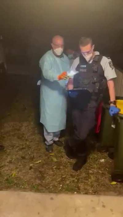 Just swab your anus and nose