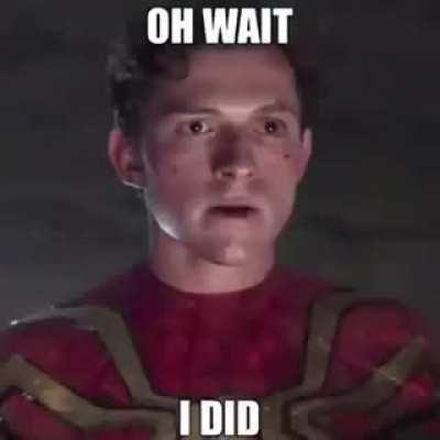 Spiderman nwh be like