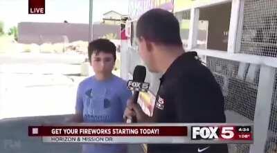 This kid has some balls