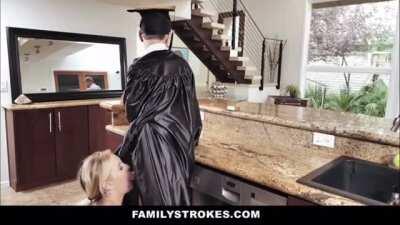 Kenzie Taylor stepmom graduation blowjob