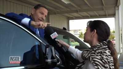 to not look pure evil