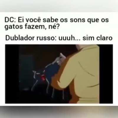 Então esse é o som de um gato russo