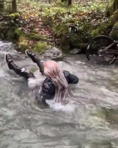 Cinematic hair flip gone wrong