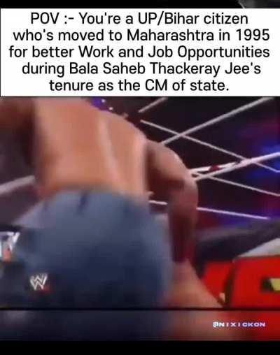 I wanna ask my fellow Maharashtraians here, is that how y'all treated us immigrants from UP/Bihar back in Shiv Sena led Bala Saheb Jee's tenure as CM in mid 90s or is it all just a myth and hoax ? 🤓👆 (I've heard stories about them marathis beating UP/Biha