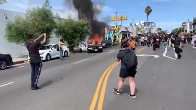 Protests happening in LA