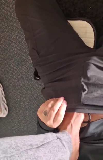 You could only dream of having my foot inside your pants like this squeezing your balls 😉