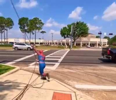 Watch out Spiderman!