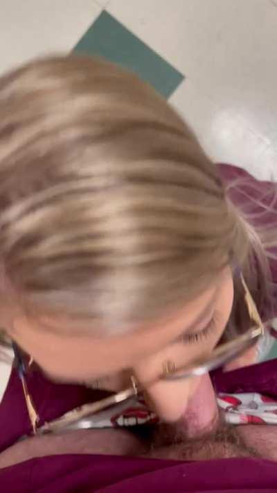 On the clock sucking cock 👅 what could be better?