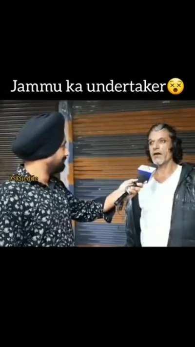 Jammu's Undertaker. Video credit: IG@jammu_undertaker