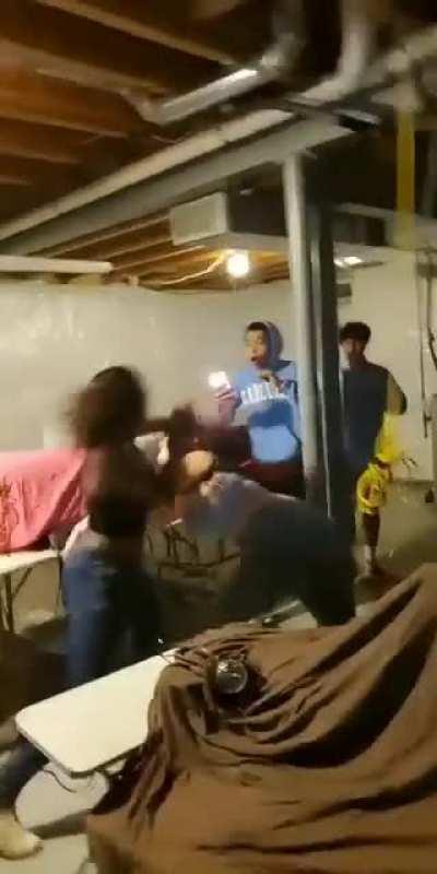 Drunk girl tries to provoke black girl, gets destroyed instead