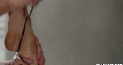 Taking off Tori Black’s shoes is a must! Just look at those feet! 🤤