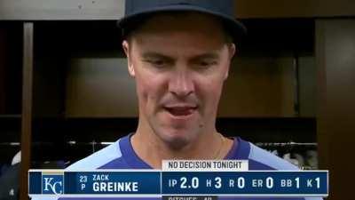 [Highlight] Zack Greinke strolls to home plate after umpire misses call