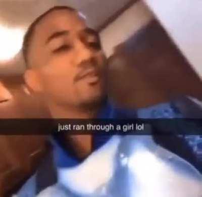 ran through a girl feeling cute rn lol