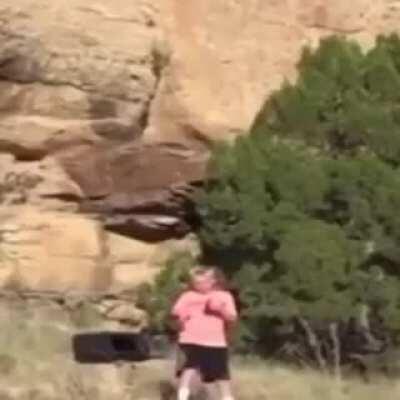 Set the grenade in there but do not-