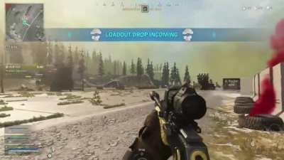 Loadout drops bounce really, really high off tires