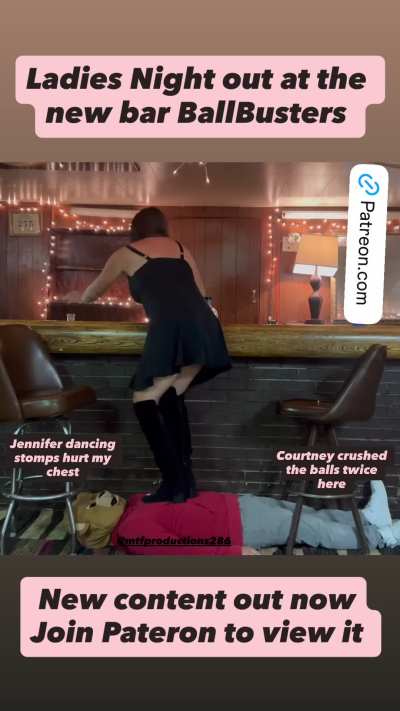 Ladies Night at bar BallBusters