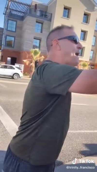 Counter Protester has a tantrum at George Floyd protests, tells them go 