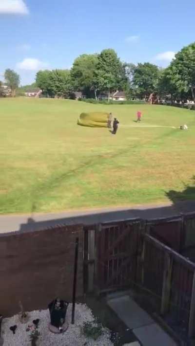 HMC, I will strap myself in a parachute on a windy day