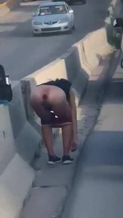 Someone just got off shift from the Donkey show