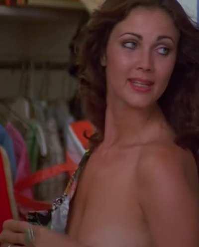 Linda Carter side boob