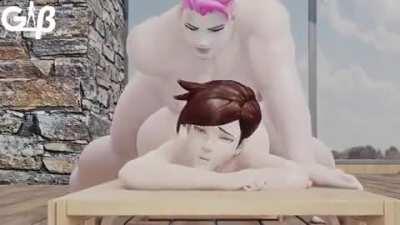 Tracer Gets Fucked Hard By Futa Zarya (GeneralButch) [Overwatch]