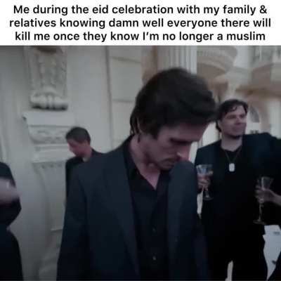I know this is not relatable to any of y’all but this is how I live as a closeted ex-muslim in a muslim country