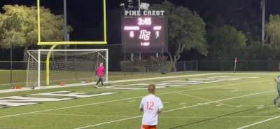 recent upper 90 save (2 angles)