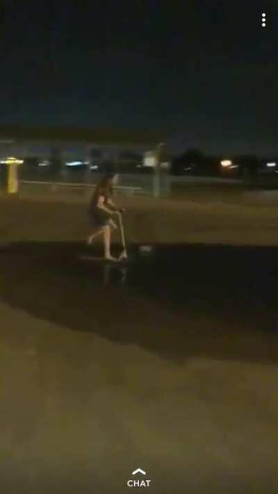 Where the scooter go?