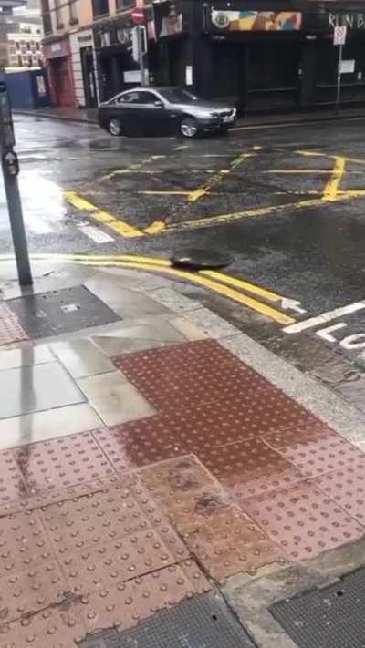 A very apocalyptic scene we encountered today on Tara street. Anyone know what’s happening here?