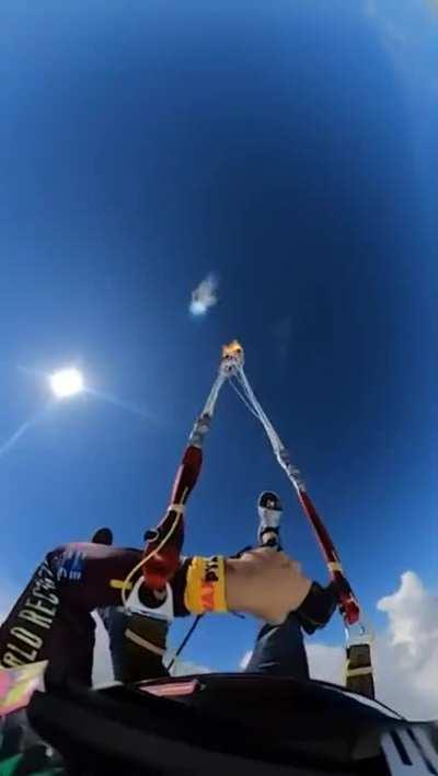 Burning your parachute mid-jump