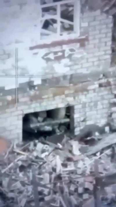 Russian smokes himself with a ATGM. 