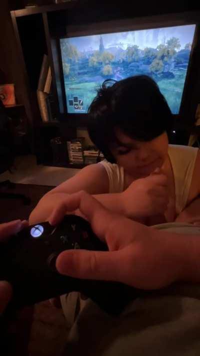 He’s better at Elden Ring during post orgasm lol