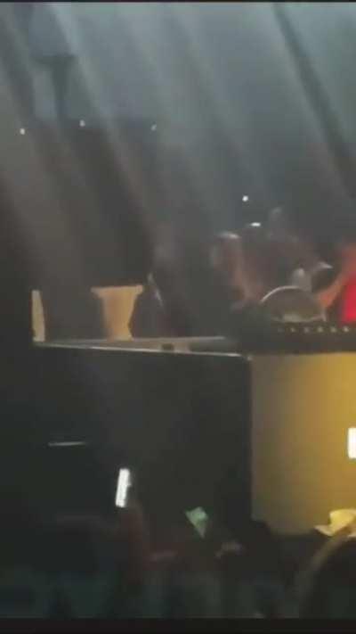 That nigga blue face off a perc