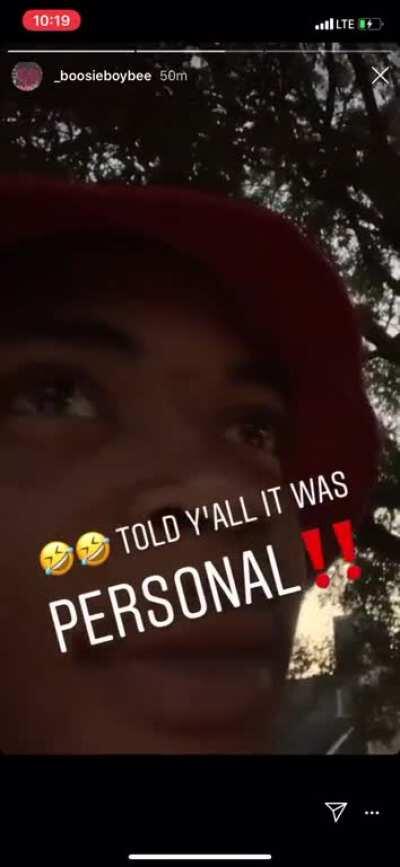 Boosie Boy Bee saying Yoshi got violated in the Parrish