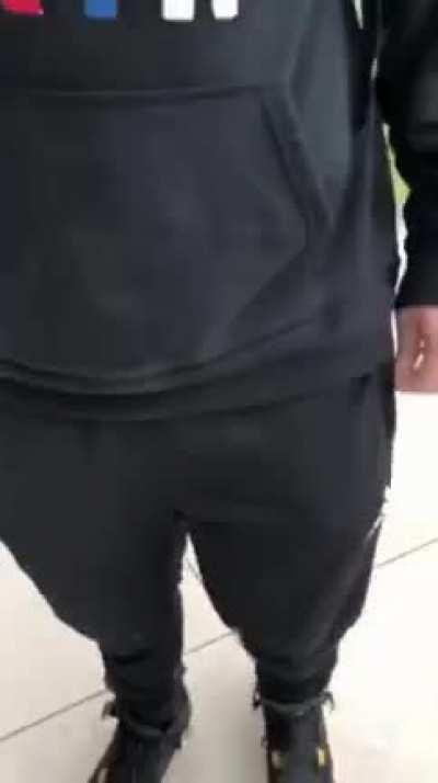 This bully's reaction when confronted for bullying a mentally disabled kid.