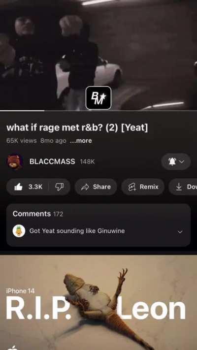 Had to put y’all onto another fire BLACCMASS mashup