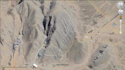 Yazd - One of Iran's Underground/ Mountain Missile Cities - A GoogleEarth View 31°48'20.47