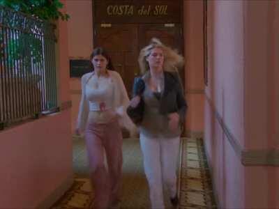 Alexandra Daddario and Kate Upton bouncing