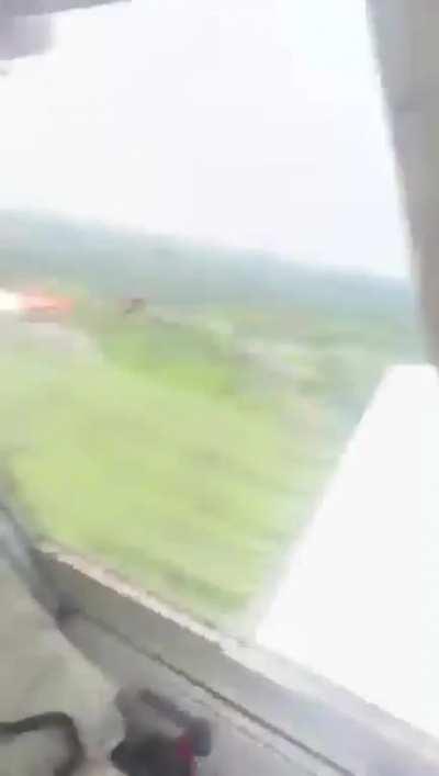 Bird embedded in pilot's cabin after colliding with crop-duster aircraft mid-flight