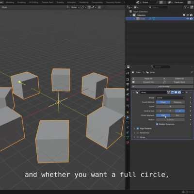 New Array modifier in Blender 5.0