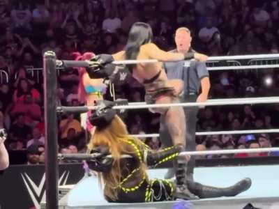 Nia Jax, Rhea Ripley and Iyo Sky