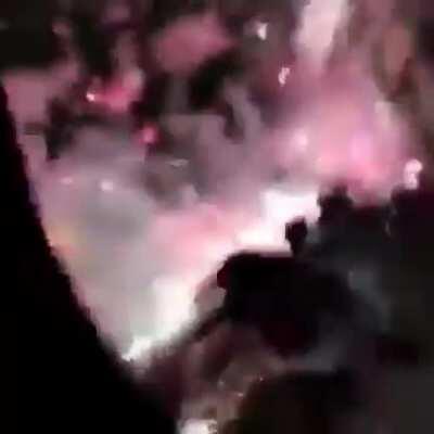 when a killer queen users uses bite the dust on a group of people: