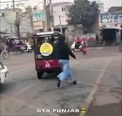 electric rickshaw GTA style!