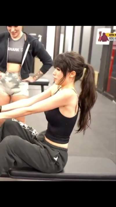 Emi in the gym 2