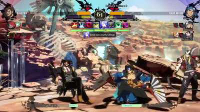 Guilty Gear -Strive- - Team of 3 Gameplay Match Showcase #2