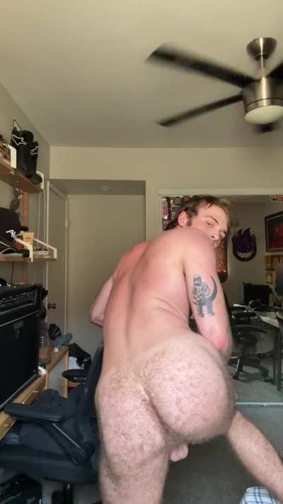 Check out this fuzzy ass!